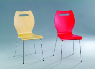 鬱金香造型曲木椅/米樂椅/餐椅/事務椅 - SC020 | 