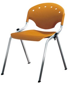 Plastic Foldable Stacking Chair - SC077 | , in Burnt orange color