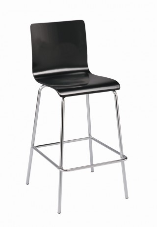 Metal Leg Frame Bentwood Bar Stool Chair