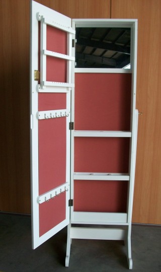 Jewelry Armoire Organizer Mirror Stand - SM017 | ,internal design