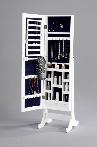 Jewelry Armoire Organizer Mirror Stand - SM018 | ,internal design