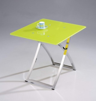 Stylish Square Glass End Table - STS020 | 