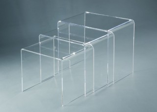 Living Room Furniture Acrylic Nesting Table