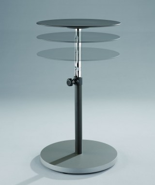 High Adjustable Round Tea End Table - STS068 | 