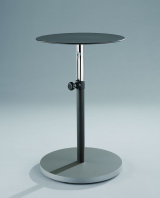 High Adjustable Round Tea End Table